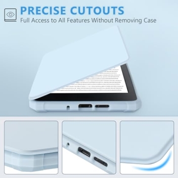 FUWANG Kindle Paperwhite Case with Auto Sleep/Wake - Blue
