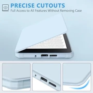 FUWANG Kindle Paperwhite Case with Auto Sleep/Wake - Blue