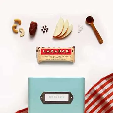 Larabar Gluten Free Bar, Chocolate Chip Cookie Dough, 1.6 oz Bars (5 Count)