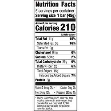 Larabar Gluten Free Bar, Chocolate Chip Cookie Dough, 1.6 oz Bars (5 Count)
