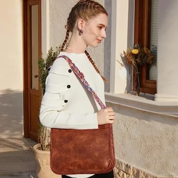 Stylish Women Crossbody Handbag with Adjustable Straps