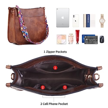 Stylish Women Crossbody Handbag with Adjustable Straps