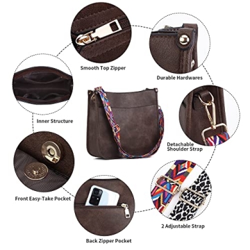 Stylish Women Crossbody Handbag with Adjustable Straps