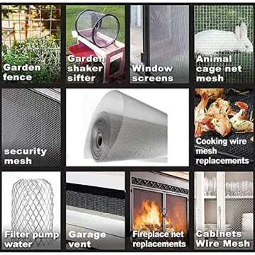 KISKIS Stainless Steel Woven Wire Mesh for Easy Installation