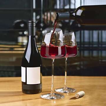 Elegant Slanted Wine Glasses Set of 4 for Gifting