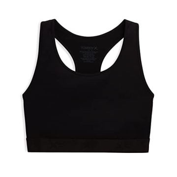 TomboyX Racerback Compression Bra - Ultimate Comfort & Support