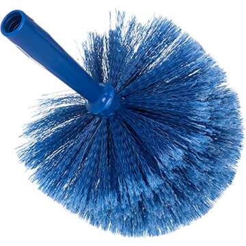 SPARTA Flo-Pac Rounded Duster Cleaning Duster with Electrostatically Charged Bristles for Cleaning, 9 X 7 X 7 Inches, Blue
