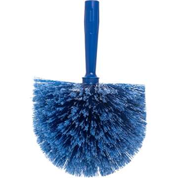 SPARTA Flo-Pac Rounded Duster Cleaning Duster with Electrostatically Charged Bristles for Cleaning, 9 X 7 X 7 Inches, Blue