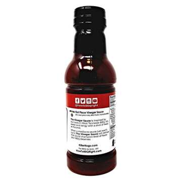 Killer Hogs Vinegar Sauce - 32 oz Pack for BBQ Lovers
