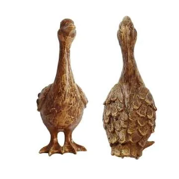 Hymmah Duck Rustic Resin Home Decor Statue for All Spaces