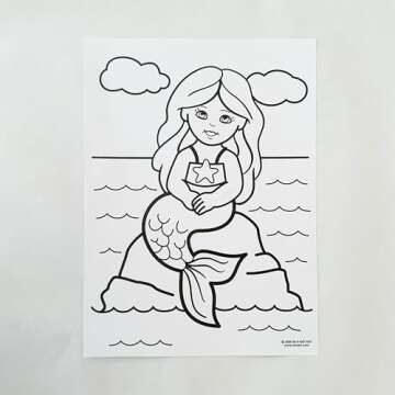 Do A Dot Art! Creative Activity and Coloring Book- Tales of The Mermaid