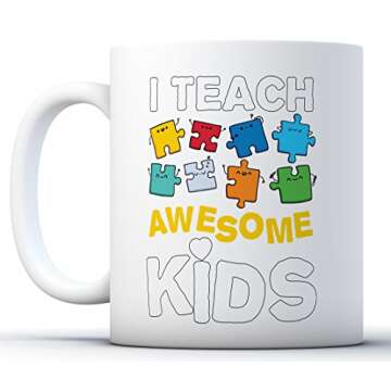 Autism Teacher Mugs - Perfect Gift for Educators