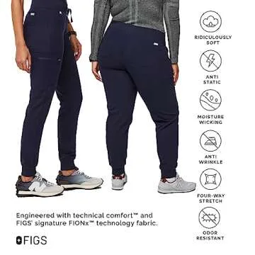 FIGS Zamora Jogger Scrub Pants - Stylish & Comfortable for Work
