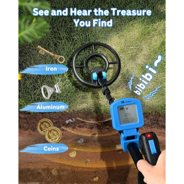 Kids Waterproof Metal Detector for Exploration and Adventure