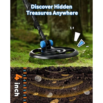 Kids Waterproof Metal Detector for Exploration and Adventure
