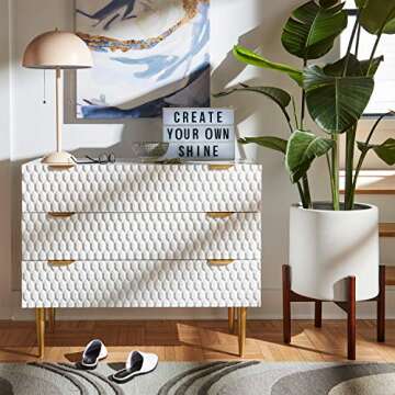 Amazon Brand – Rivet Modern Metal Dome-Shaped Table Lamp, LED Bulbs Included, 21"H, Beige Pink