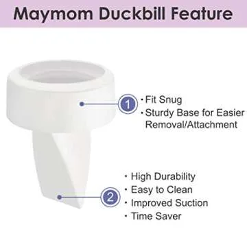 Maymom Pump Valve for Lansinoh Breast Pumps Replacement