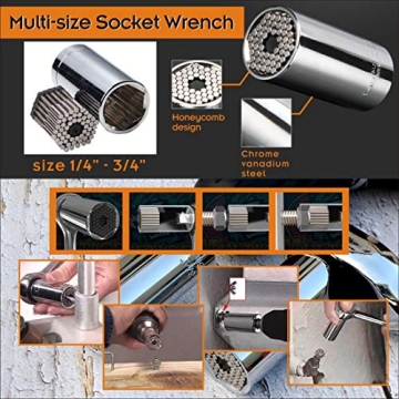 bnowi Universal Socket Wrench Set for Home DIY Projects