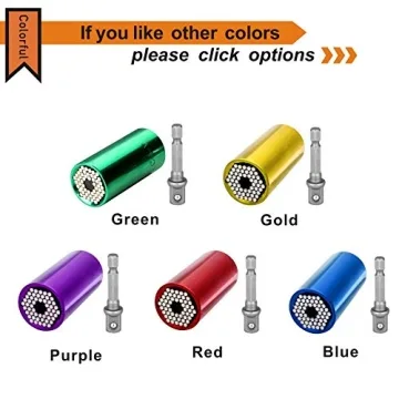 bnowi Universal Socket Wrench Set for Home DIY Projects