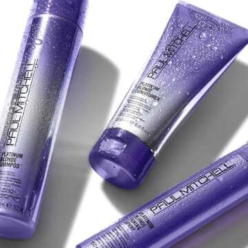 Paul Mitchell Platinum Blonde Purple Conditioner, Cools Brassiness + Eliminates Warmth, For Color-Treated Hair + Naturally Light Hair Colors, 33.8 fl. oz