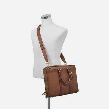 COACH Metropolitan Slim Brief, Ol/Saddle, One Size