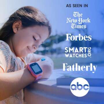 COSMO JrTrack 2 Kid’s Smartwatch | 4G Phone Calling & Text Messaging | GPS Tracker Watch for Kids | Pre-Installed SIM Card & Flexible COSMO Data Plans | Children’s Phone Alternative (Blue)