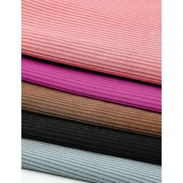 Buauty Women's Crop Tops Square Neck Shirts Long Sleeve Cropped Tshirts Fitted Tees Ribbed Basic Clothes Sexy Y2k Casual 2024 Coffee