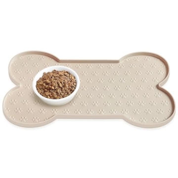 PWTAA Anti-Slip Silicone Dog Feeding Mat for Pets