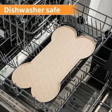 PWTAA Anti-Slip Silicone Dog Feeding Mat for Pets