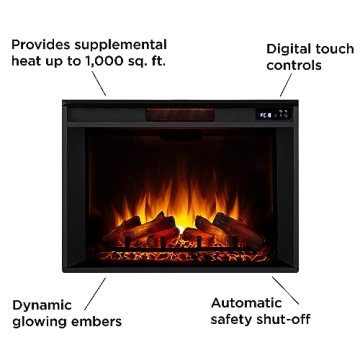 Real Flame Tracey 84" Electric Fireplace TV Stand