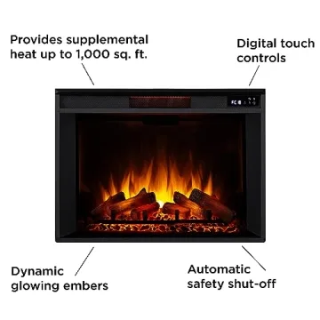 Real Flame Tracey 84" Electric Fireplace TV Stand