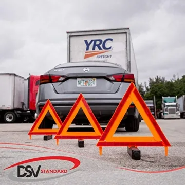 DSV Warning Triangles – Durable & Reflective Safety Set