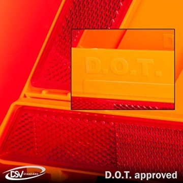 DSV Warning Triangles – Durable & Reflective Safety Set