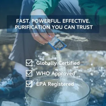 P&G Portable Water Purifier Packets for Camping and Emergency