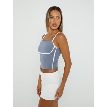 Trendy Queen Camisole Tube Top Adjustable Spaghetti Strap