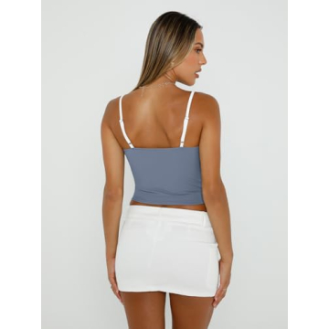 Trendy Queen Camisole Tube Top Adjustable Spaghetti Strap