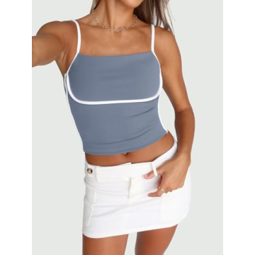 Trendy Queen Camisole Tube Top Adjustable Spaghetti Strap