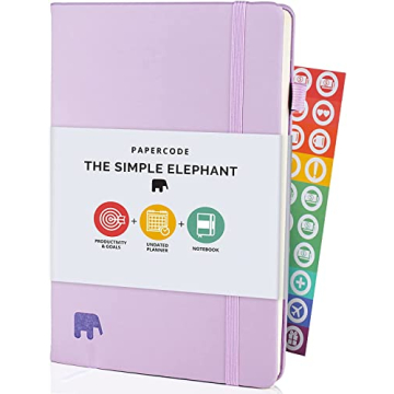 Simple Elephant Planner 2024 - Ultimate Goal Setter's Tool
