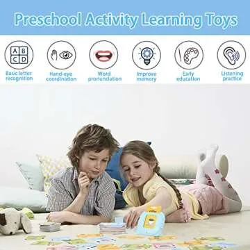 Toys for 2 3 4 5 Year Old Boys and Girls, 384 Sight Words Talking Flash Cards Autism Sensory Toys for Autistic Children, Speech Therapy Toys Educational Learning Montessori Toys