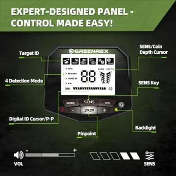 GreenRex Waterproof Metal Detector for Adults