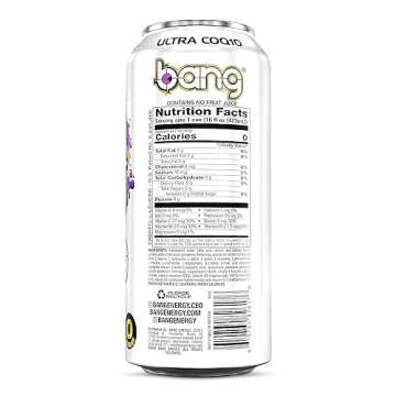 Bang Energy Purple Haze - Potent Energy Drink for All