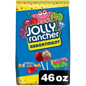 JOLLY RANCHER Assorted Fruit Flavors Hard Candy Variety Bag - 46 oz Sweet Treats