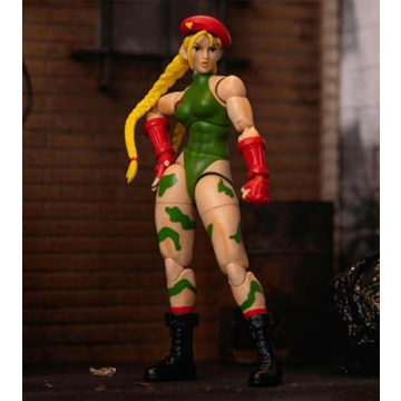 Collectible Cammy Action Figure - Street Fighter II by Jada Toys, 6-Inch & Customizable