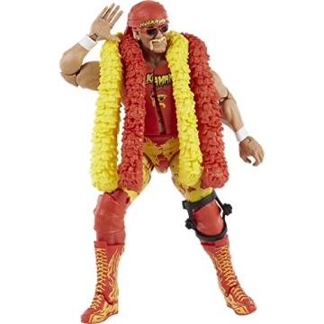WWE Elite Collection Hulk Hogan Action Figure - 6-Inch Posable Collectible for Fans