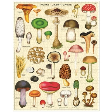 Cavallini & Co. Vintage Mushroom Puzzle - 1000 Pieces