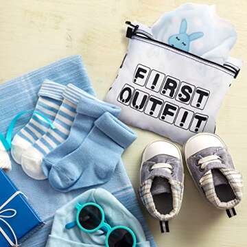 6 Pack Hospital Bags for Labor and Delivery Diaper Bag Organizing Pouches Waterproof Diaper Organizer Bags for Baby Necessities Diaper Backpack Organization Hospital Bag Essentials for Mom