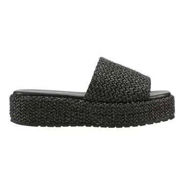Marc Fisher Women's PAIS Sandal, Black 001, 8.5
