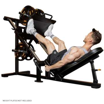 Powertec Leg Press Machine - Heavy Duty Exercise Equipment for Home Gym