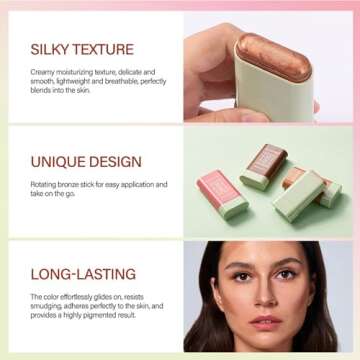 SWETIYOU Multi-Use Makeup Bronzer Stick for Glowy Skin