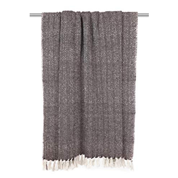 DII Chevron Handloomed Cotton Throw Blanket - Cozy Style